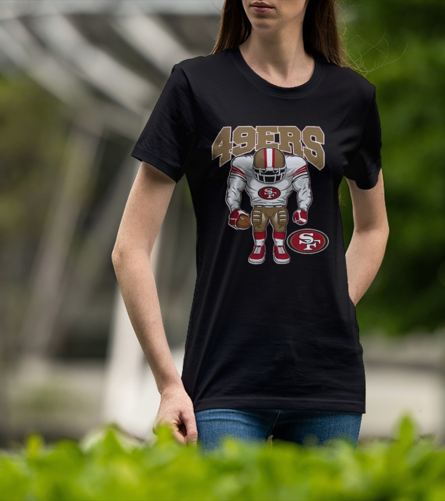49ers NFL San Francisco 49ers Scarlet Brute Squad T-Shirt
