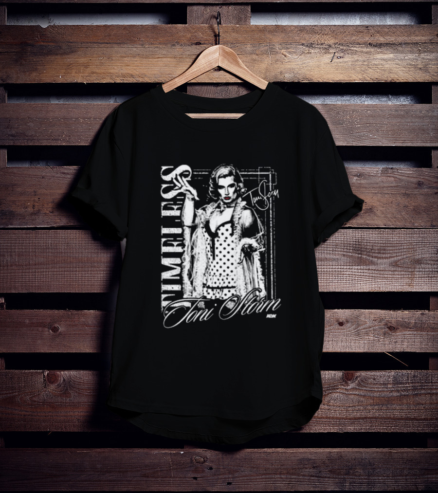 Toni Storm Timeless Glamour NEW Vintage Polka Dot T-Shirt