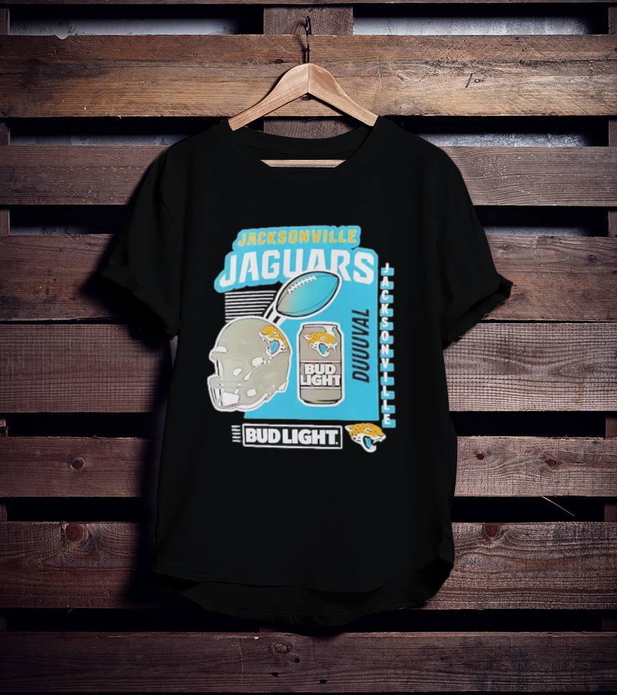 Jacksonville Jaguars Bud Light Football Duuuval Jacksonville T-Shirt