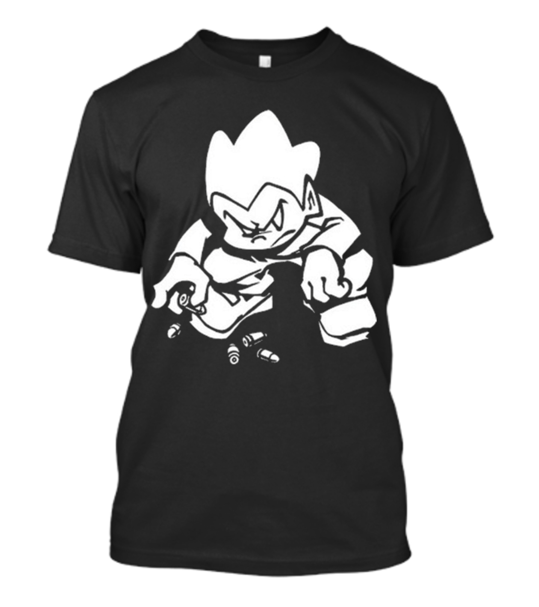 Needlejuice Records FNF Lowkey Pico Character With Bullets T-Shirt