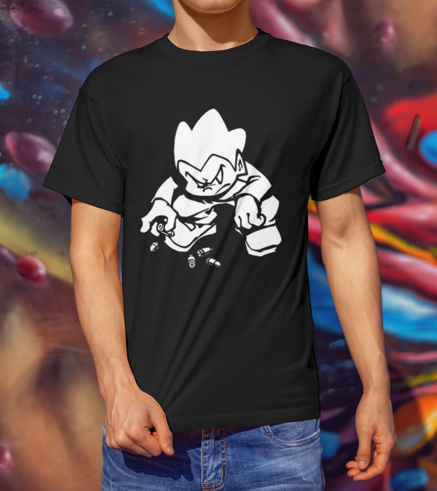 Needlejuice Records FNF Lowkey Pico Character With Bullets T-Shirt