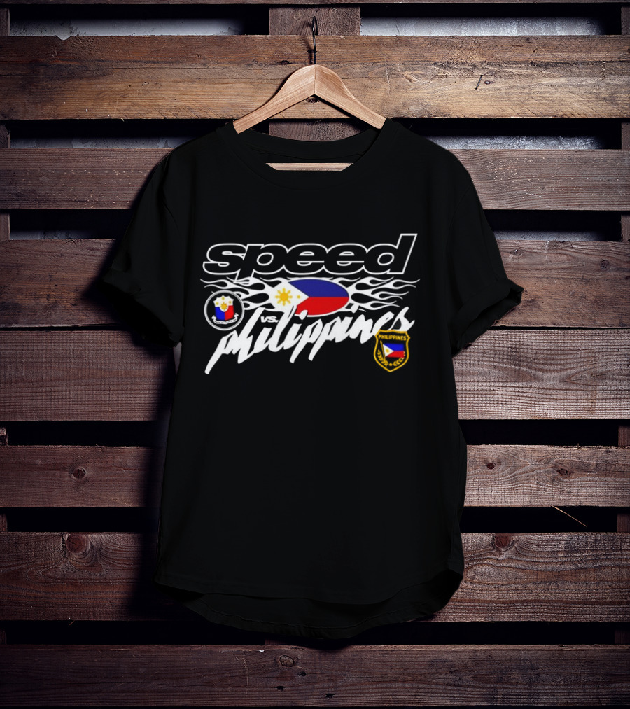 Speed Vs. Philippines Flag Emblems T-Shirt