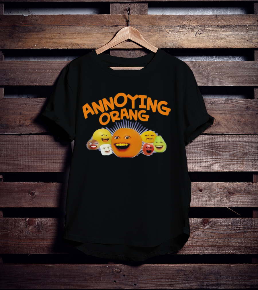 Annoying Orange Characters Faces Smile T-Shirt