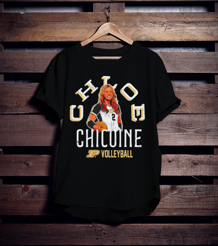 Chloe Chicoine Purdue Volleyball Boilermakers Player T-Shirt