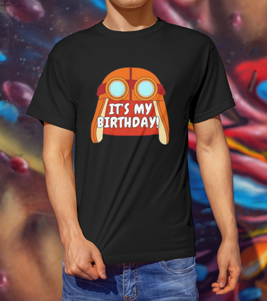 Danny Go It's My Birthday Pilot Goggles T-Shirt
