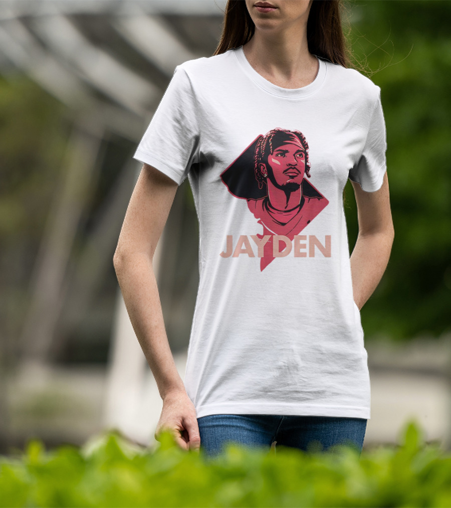Jayden Daniels Washington Commanders Patriot T-Shirt
