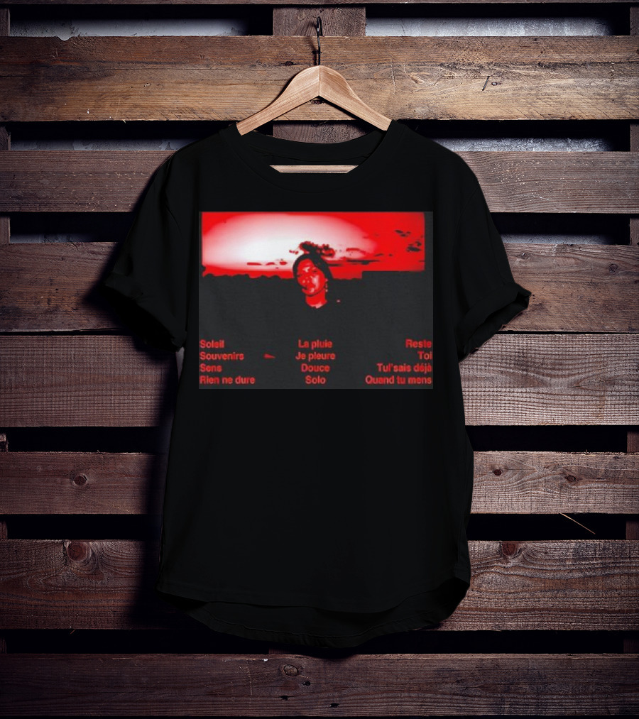 Manches Longues Solo Retro Soleil Souvenire Rien Ne Dure La Pluie Je Pleure Quand Tu Mens T-Shirt