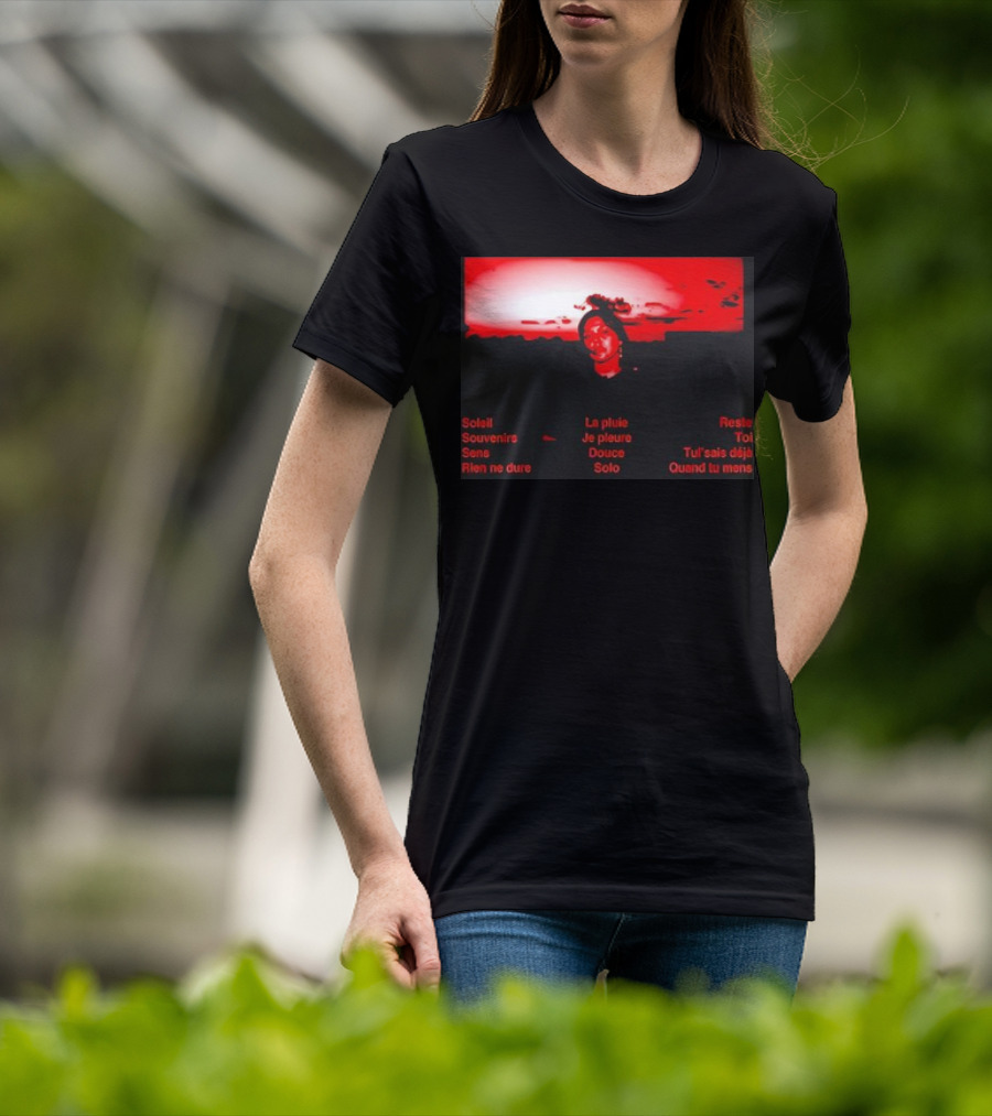 Manches Longues Solo Retro Soleil Souvenire Rien Ne Dure La Pluie Je Pleure Quand Tu Mens T-Shirt