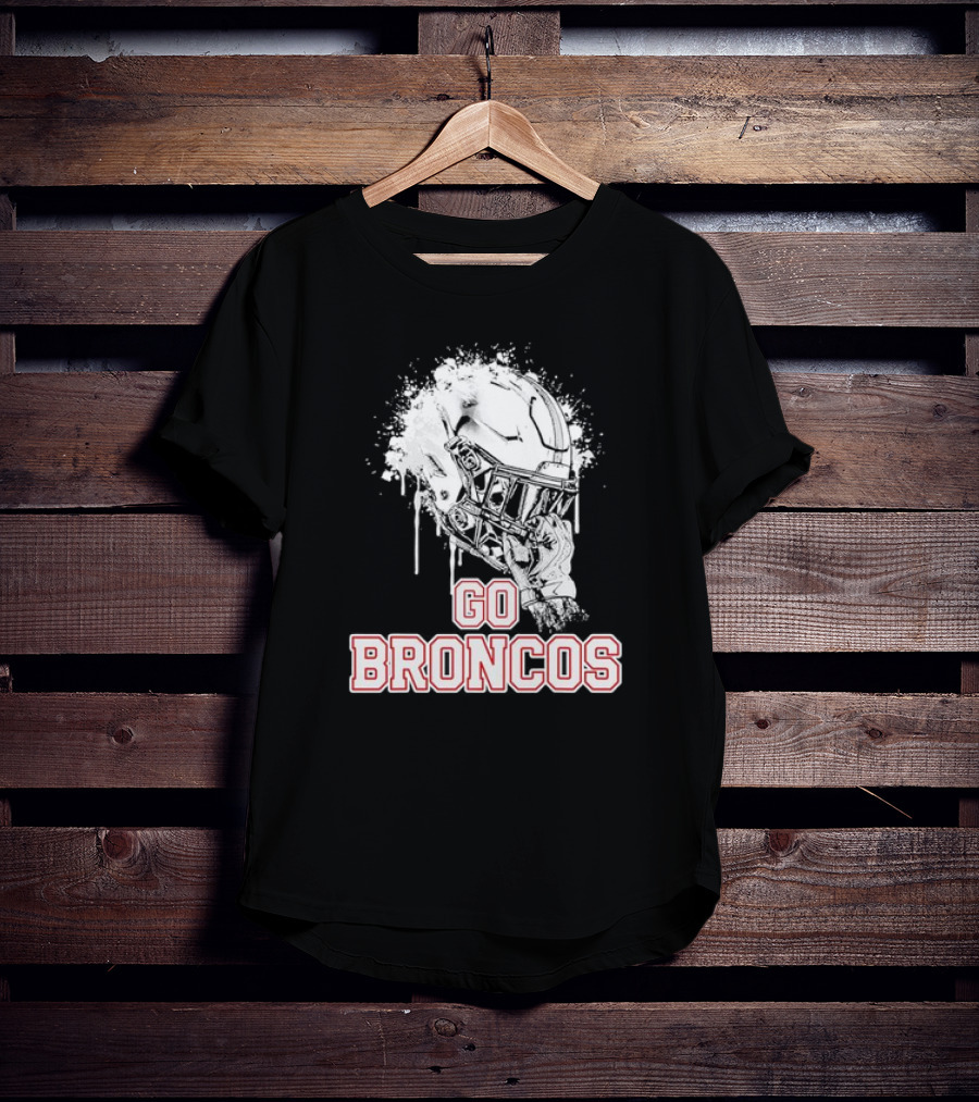 Go Broncos Palm Beach Central Rising Helmet T-Shirt