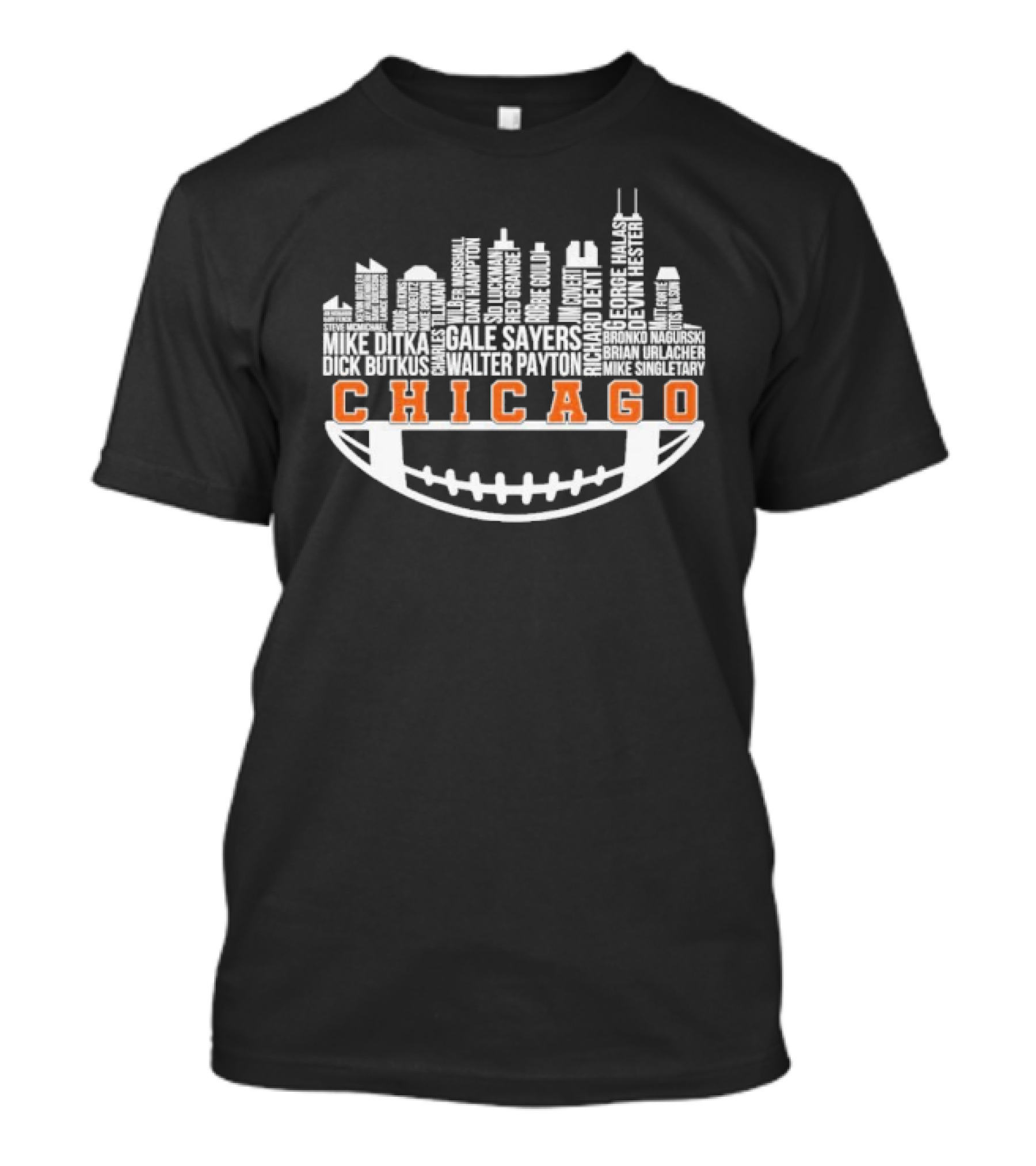 Chicago Football City Legends Skyline T-Shirt