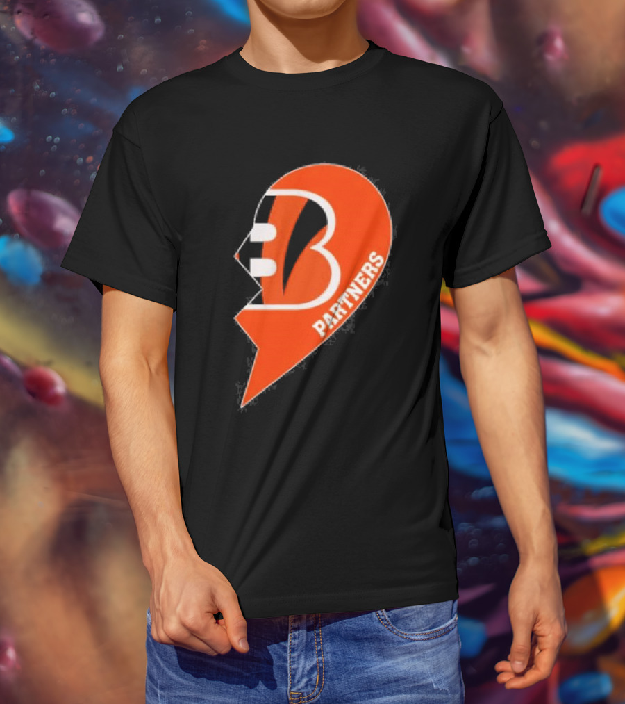 Cincinnati Bengals Partners Heart B T-Shirt