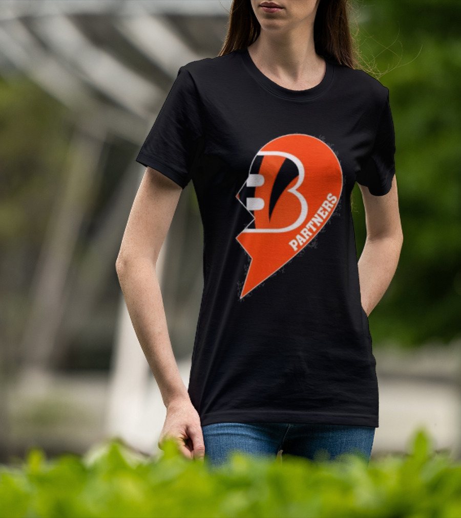 Cincinnati Bengals Partners Heart B T-Shirt