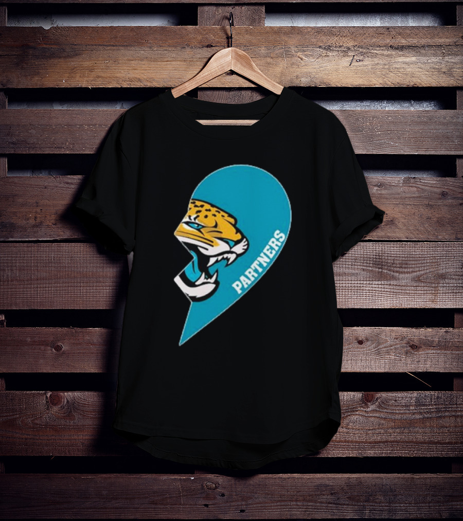 Jacksonville Jaguars Partners Half Heart T-Shirt