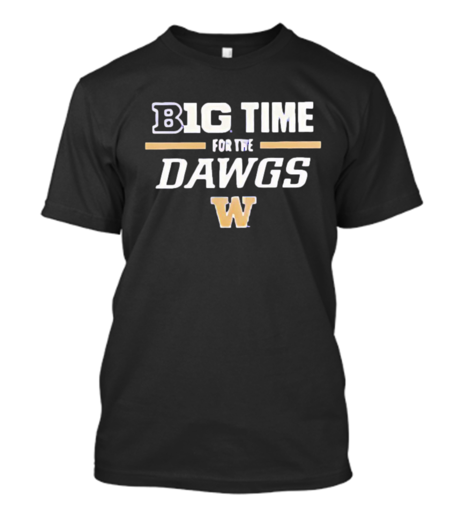 Big Time For The Dawgs Washington Huskies W T-Shirt