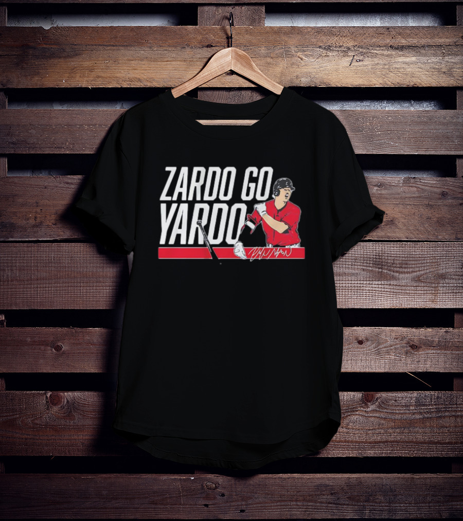 Kyle Manzardo Zardo Go Yardo Baseball Cleveland Guardians T-Shirt
