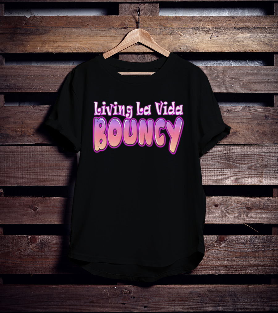 Living La Vida Bouncy Vibrant Pink T-Shirt