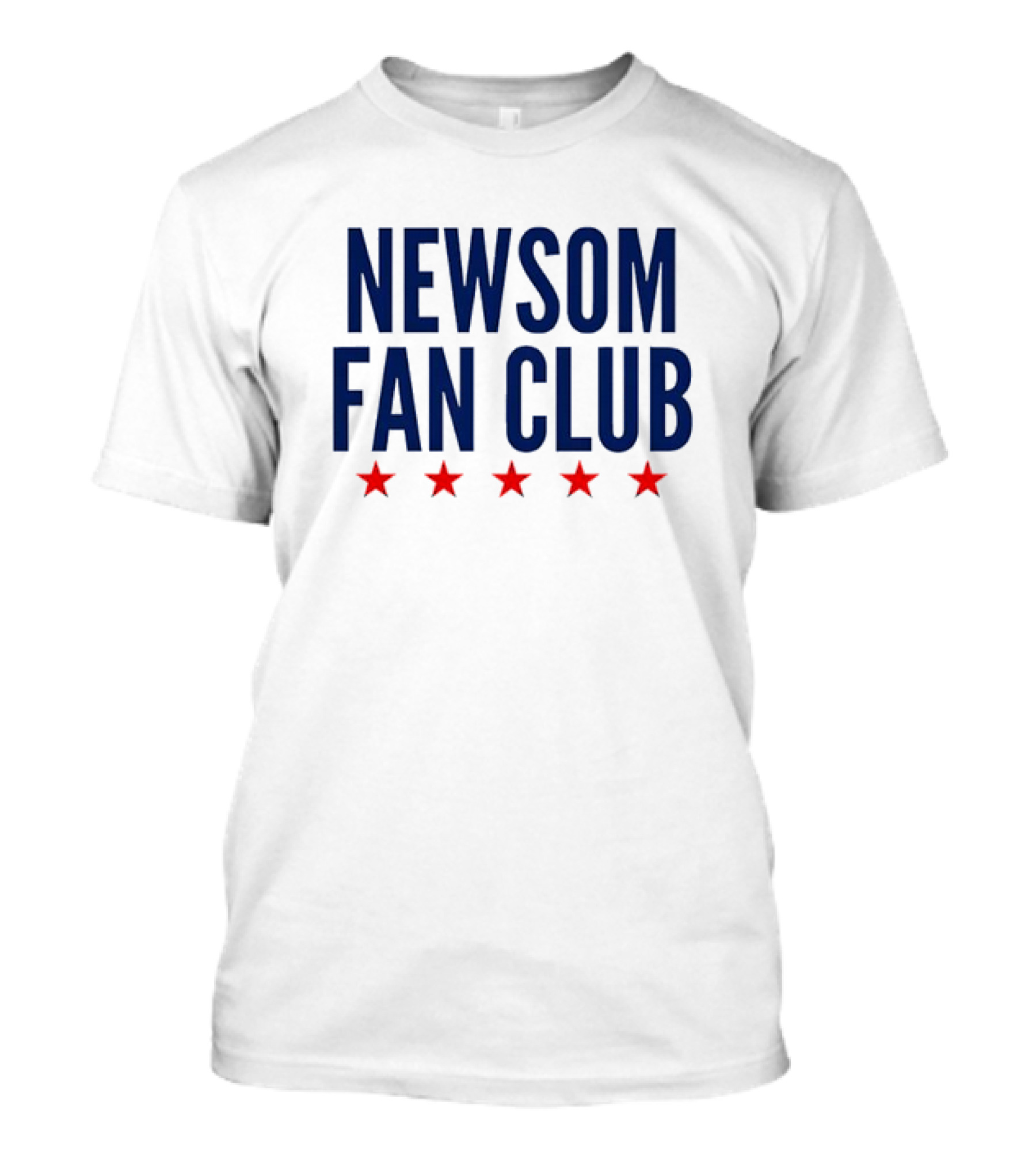 Newsom Fan Club Five Red Stars T-Shirt
