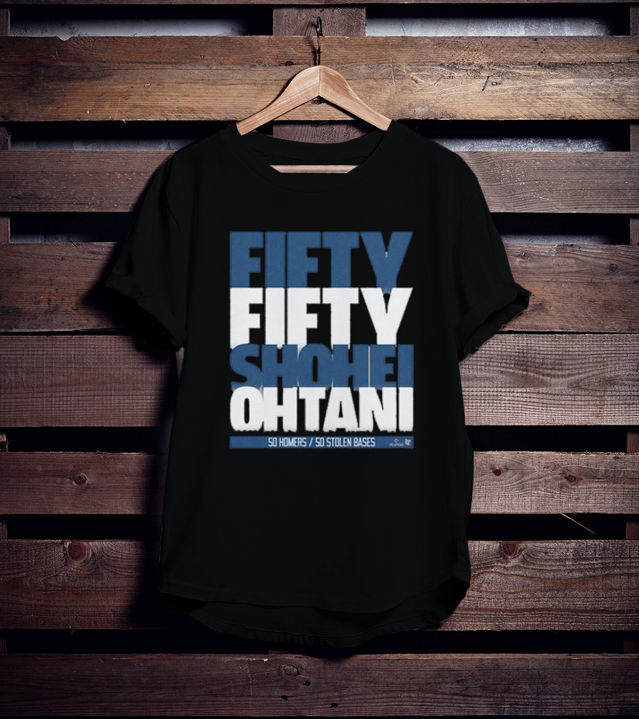Fifty Fifty Shohei Ohtani 50 Homers 50 Stolen Bases T-Shirt