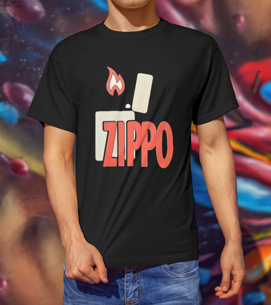 Zippo Lighter Flame T-Shirt