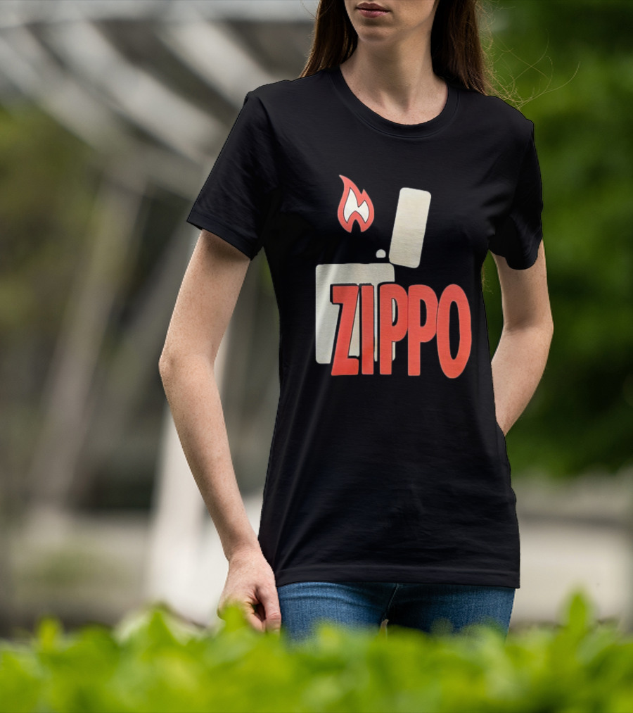 Zippo Lighter Flame T-Shirt