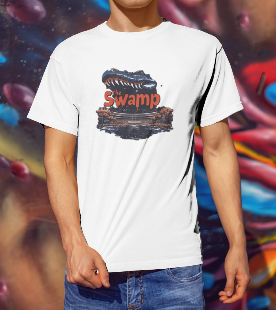 Florida Gators The Swamp Vintage Stadium Alligator T-Shirt