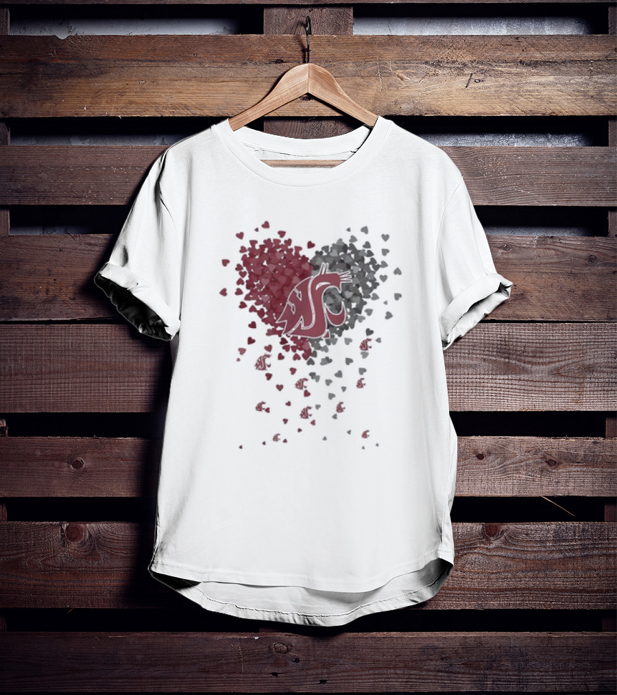Heart Full Of WSU Cougars Spirit T-Shirt