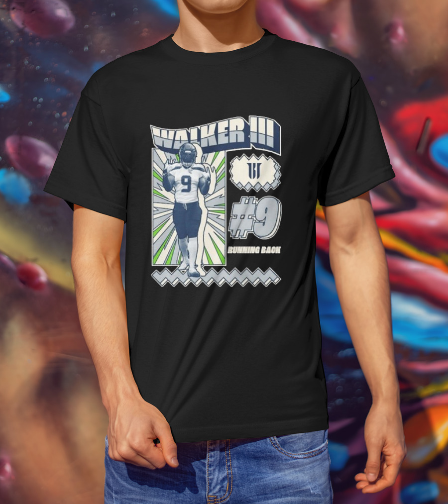 Walker III #9 Running Back T-Shirt