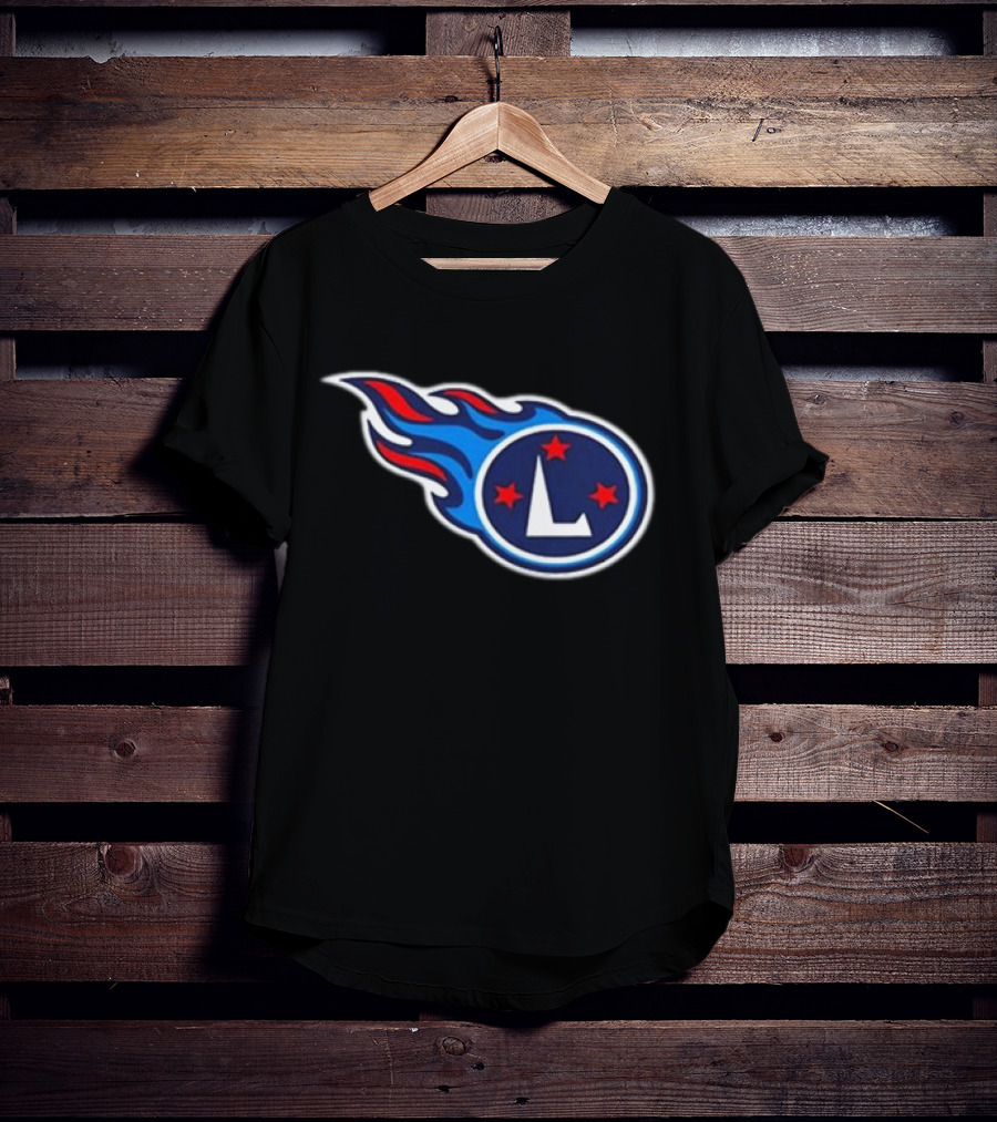 Tennessee L'S Football Flames Stars T-Shirt