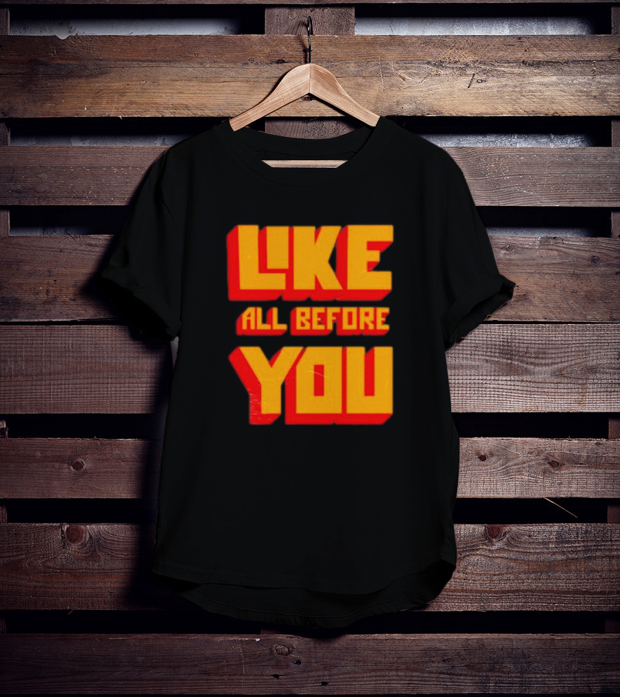 The Voidz Like All Before You Text Bold Yellow Red T-Shirt