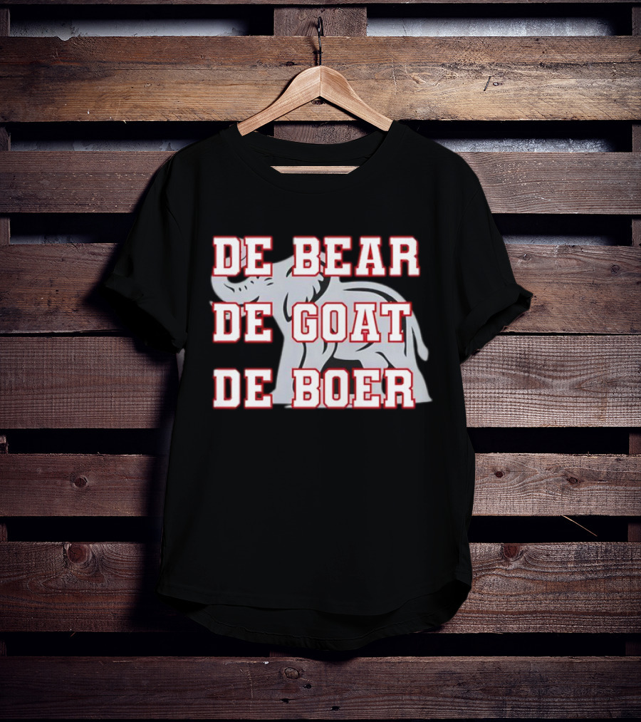 De Bear De Goat De Boer Elephant T-Shirt