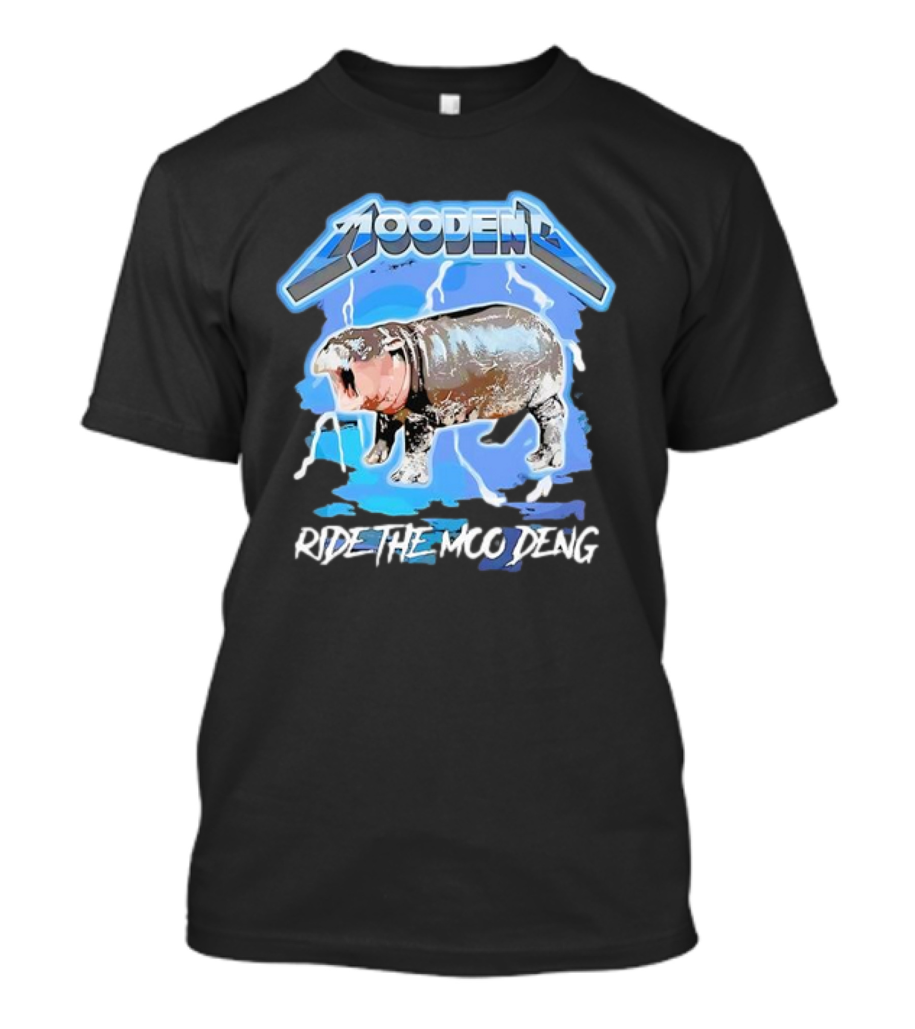 Moo Deng Ride The Moo Deng Electric Hippo T-Shirt