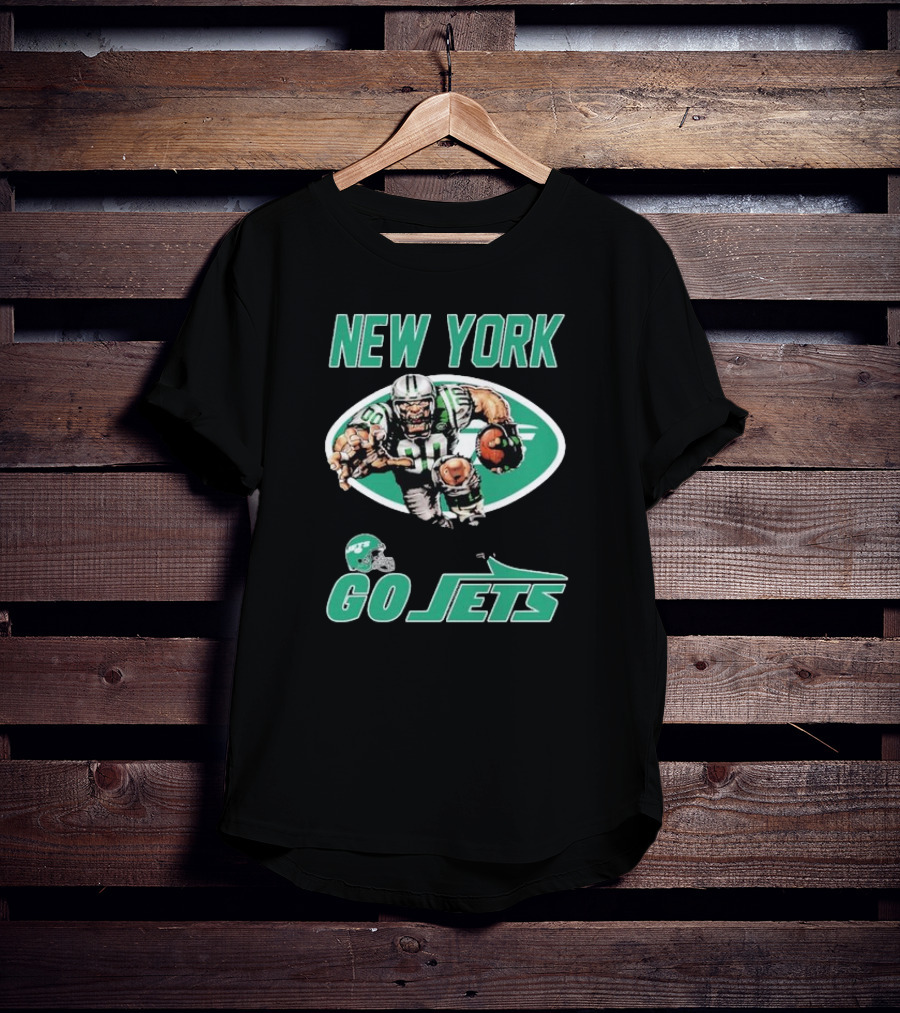 New York Jets Football Player Mascot Go Jets T-Shirt