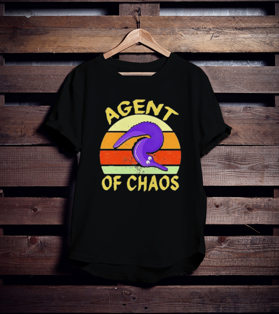 Agent Of Chaos Worm On String Retro T-Shirt