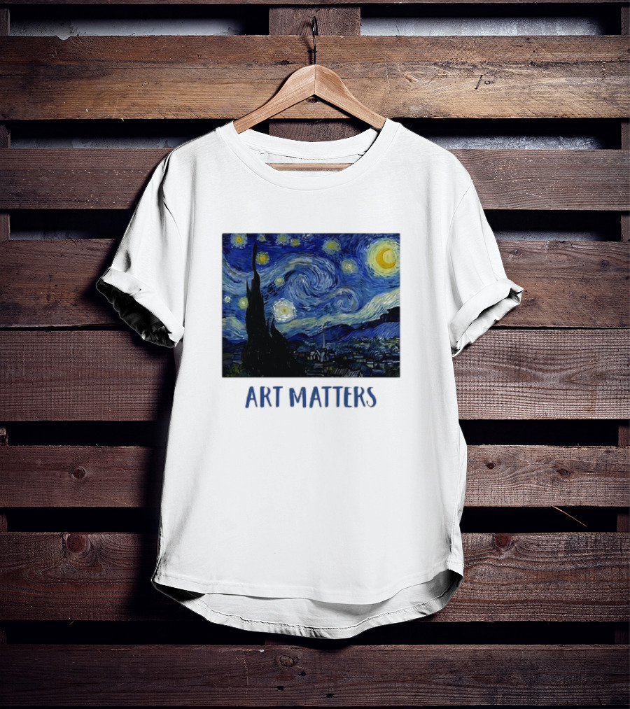 Starry Night Vincent Van Gogh Art Matters Iconic T-Shirt