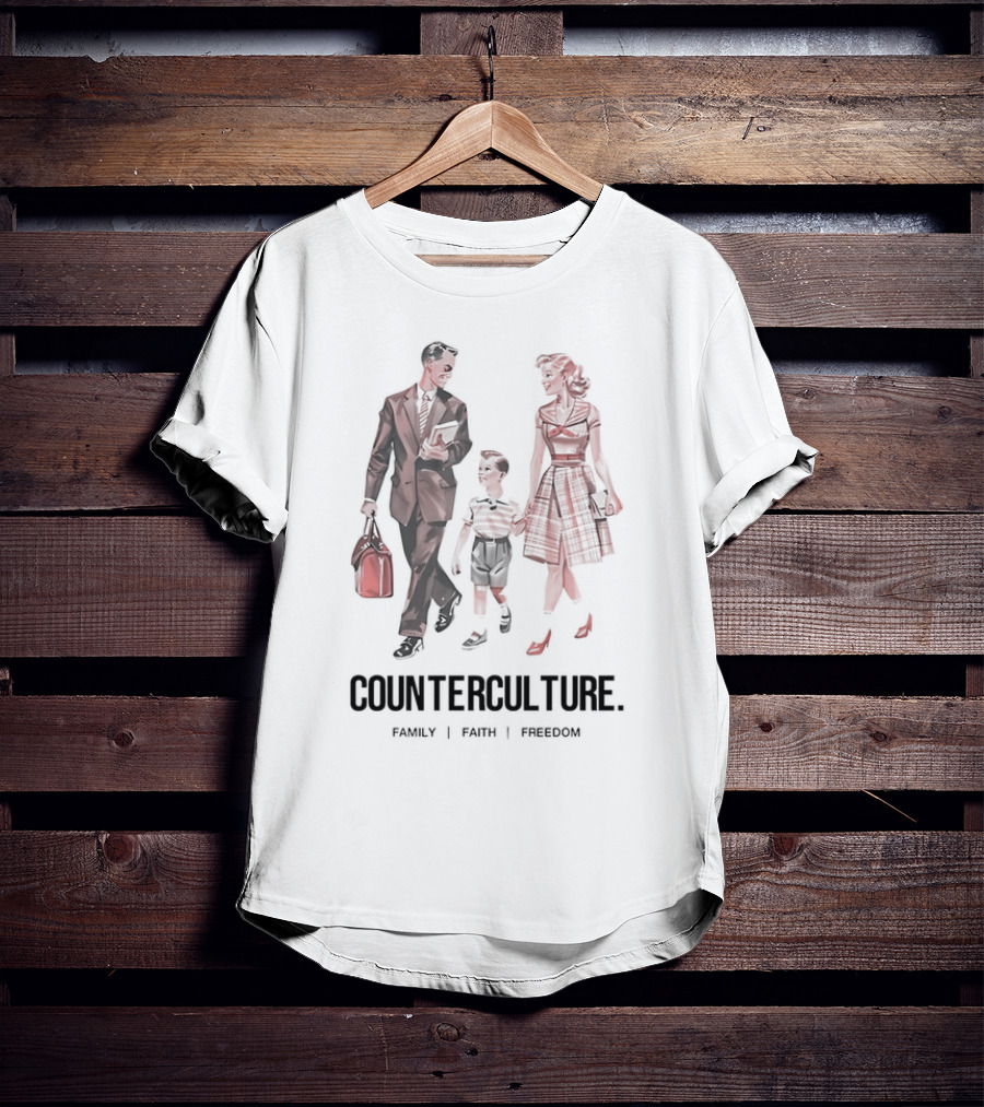 Counterculture Family Faith Freedom T-Shirt