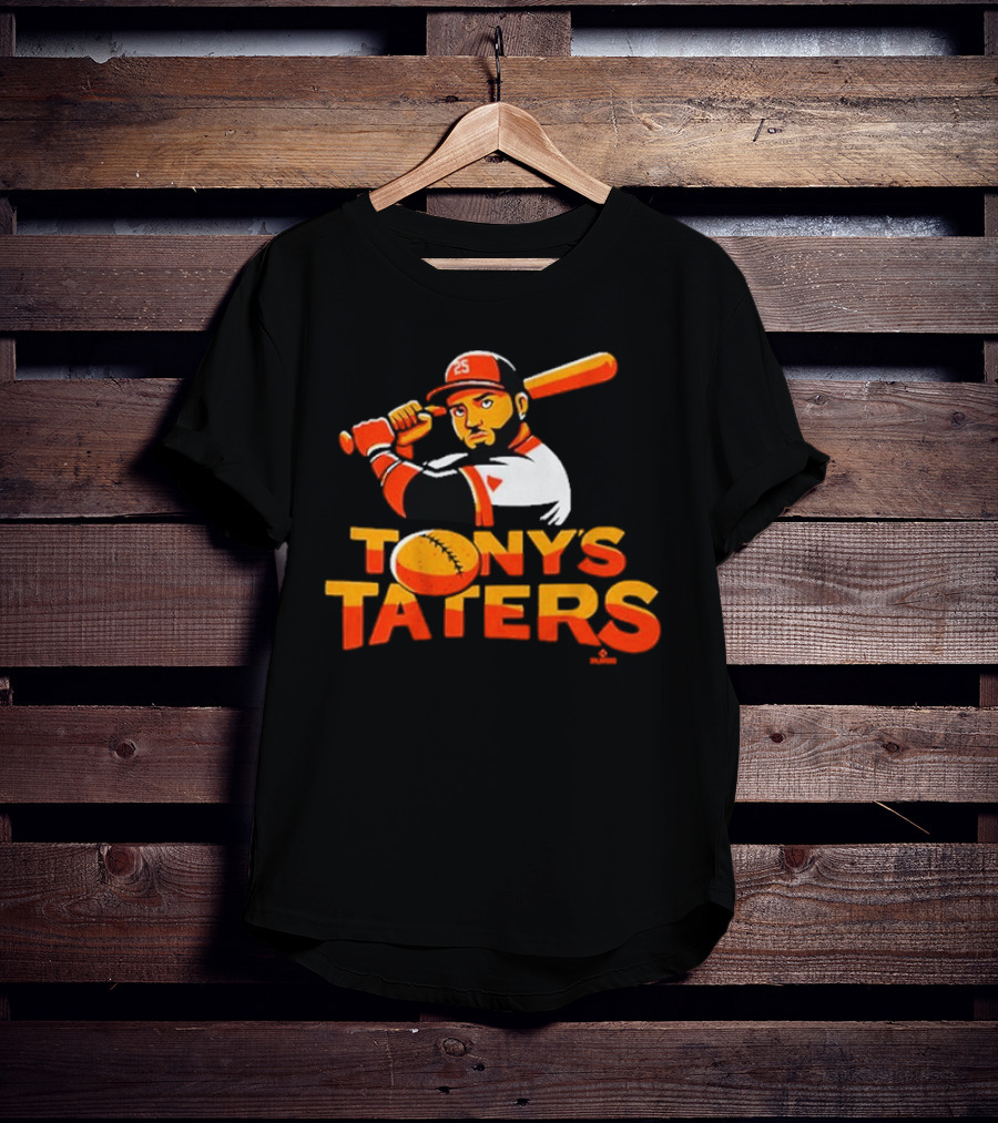 Baltimore Orioles Tony's Taters Anthony Santander Birdland Baseball T-Shirt
