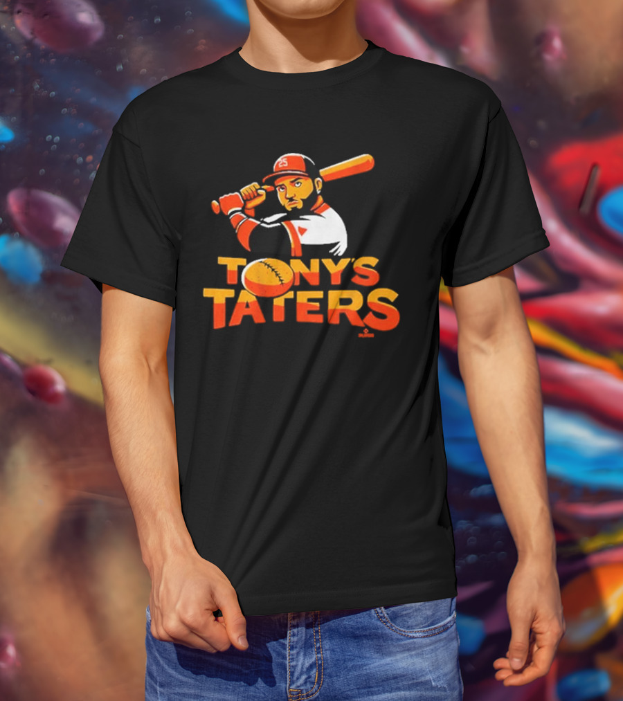 Baltimore Orioles Tony's Taters Anthony Santander Birdland Baseball T-Shirt