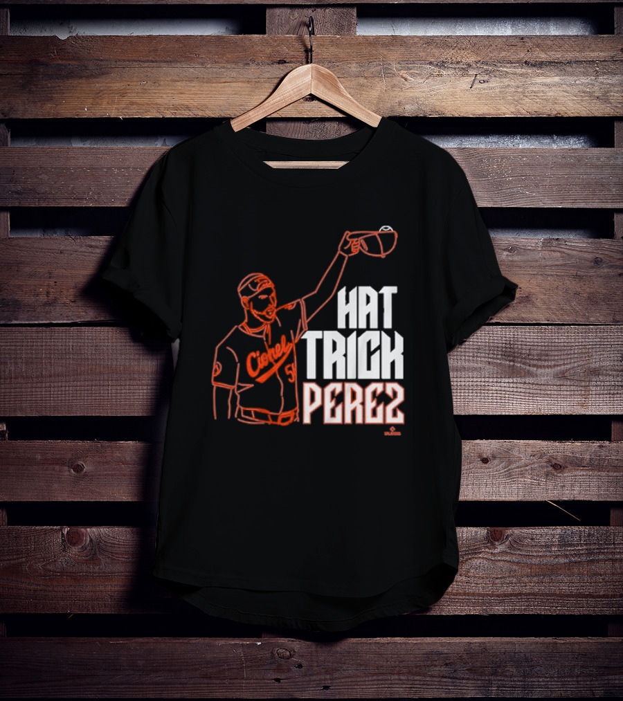Baltimore Orioles Cionel Perez Hat Trick Perez Player T-Shirt