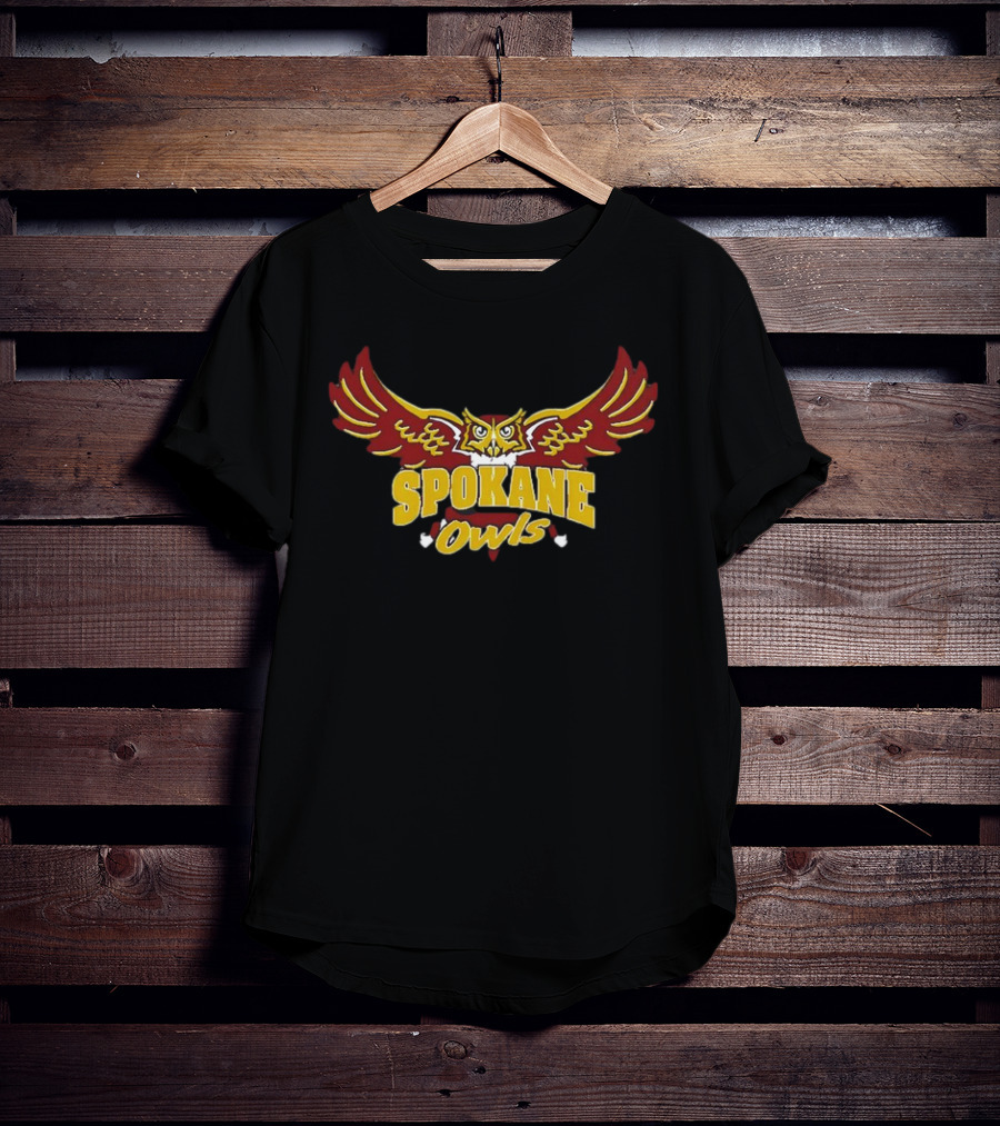 Spokane Owls Winged Emblem T-Shirt