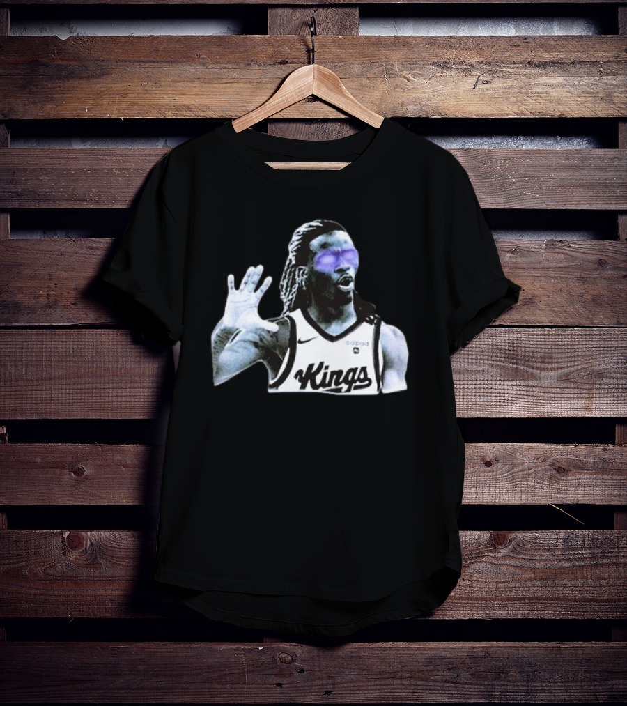 Keon Ellis Sacramento Kings Dark Basketball Player T-Shirt