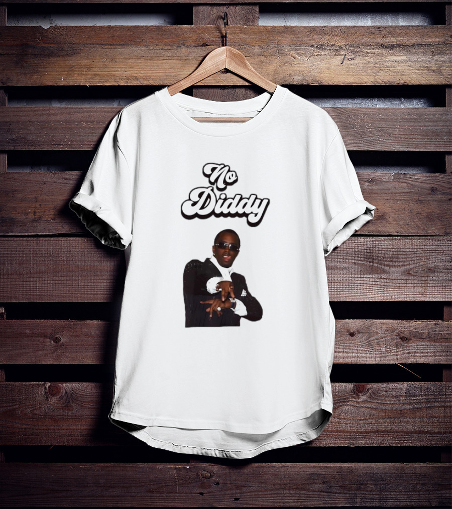 No Diddy Tongue Out Diddy Parody Sunglasses Swagger T-Shirt