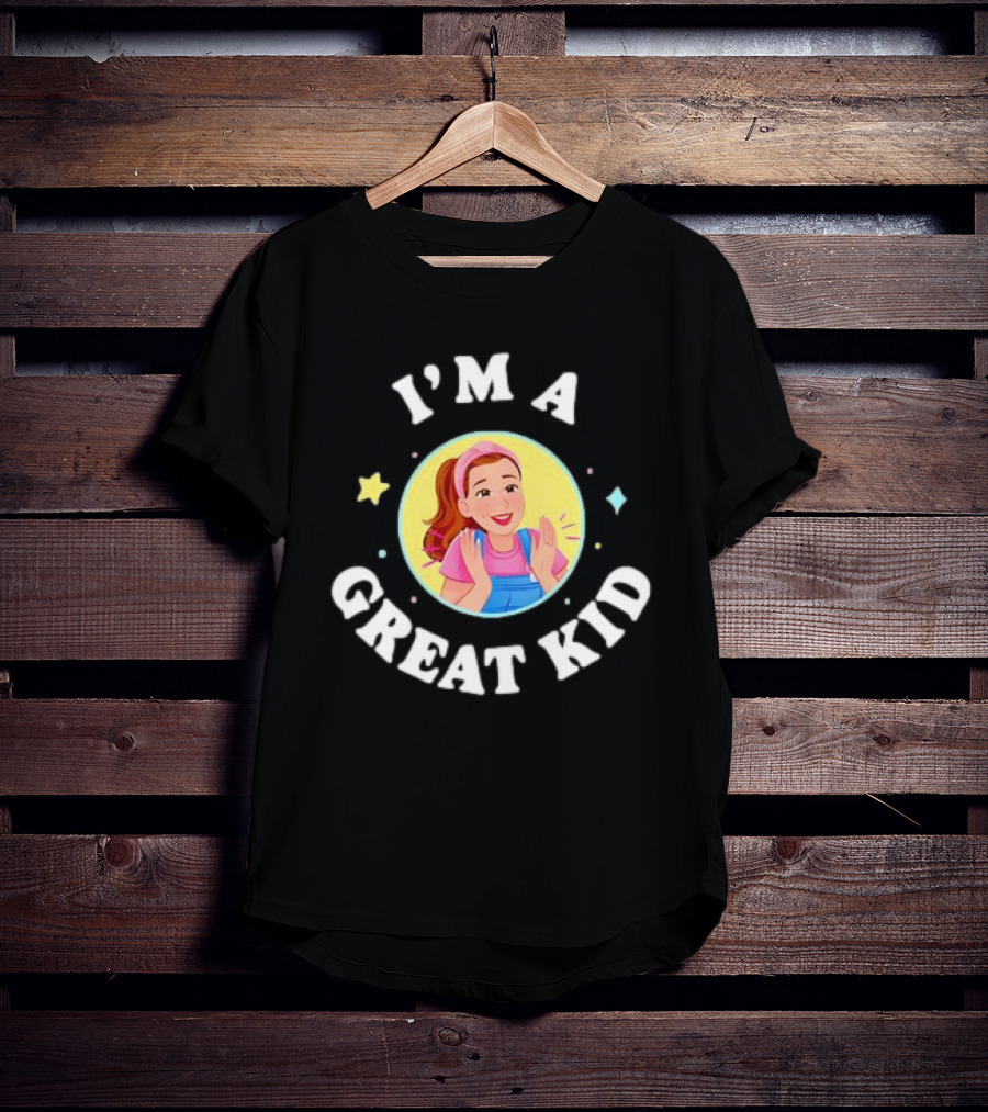 I'm A Great Kid Ms. Rachel Colorful Cartoon T-Shirt