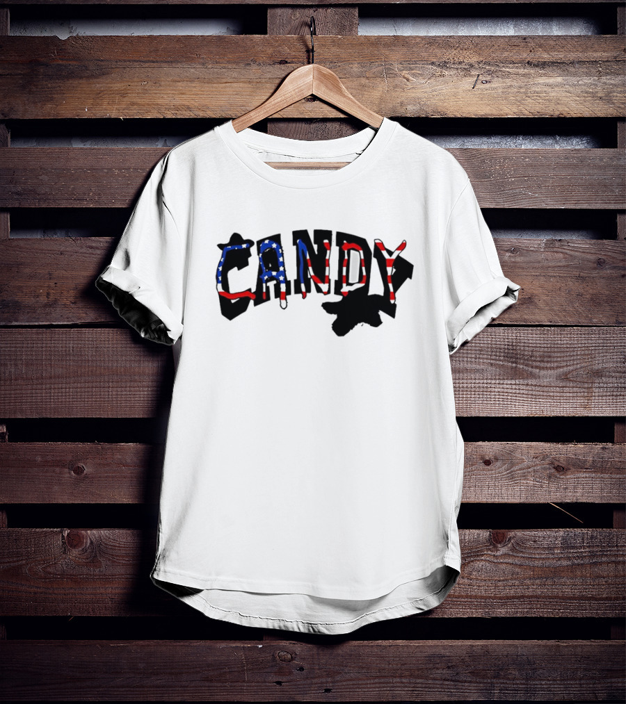 Candy Flipping USA American Flag T-Shirt