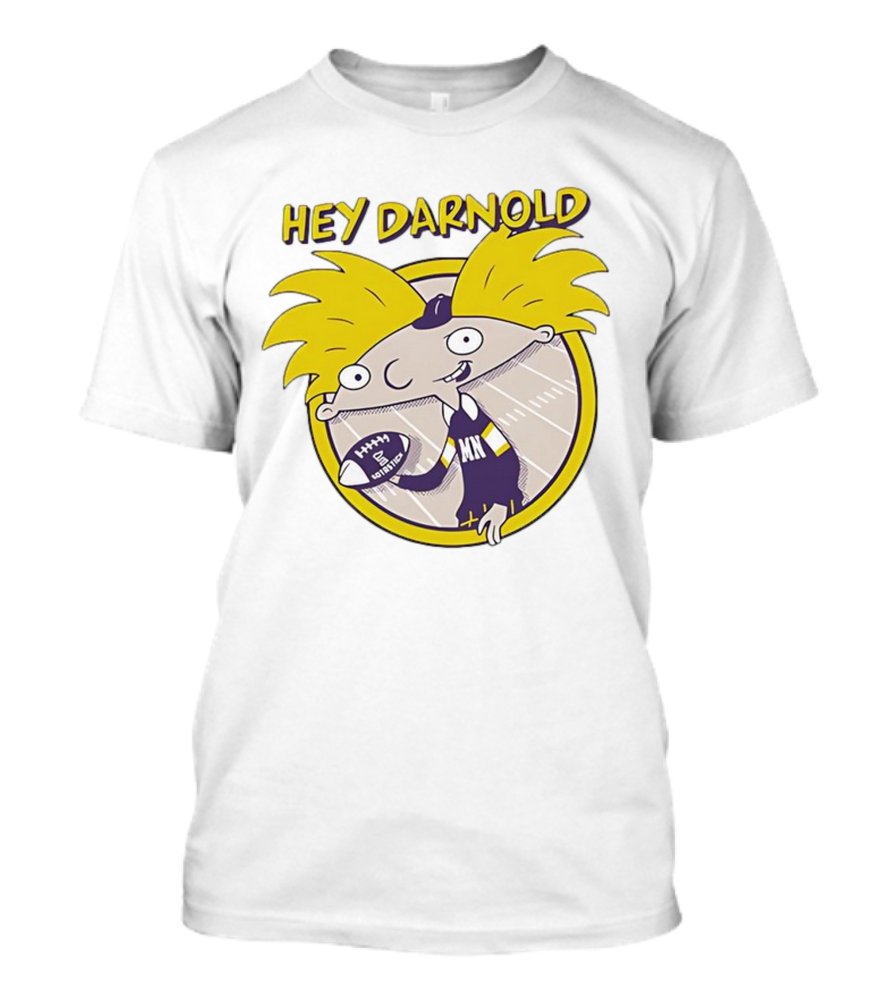 Hey Darnold Minnesota Football Cartoon Character MN Football T-Shirt