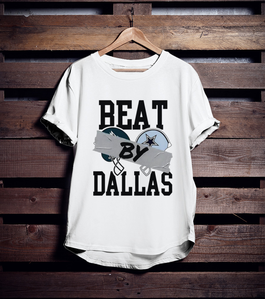 Philadelphia Eagles Beat Dallas Cowboys Rivalry Slogan Helmets T-Shirt