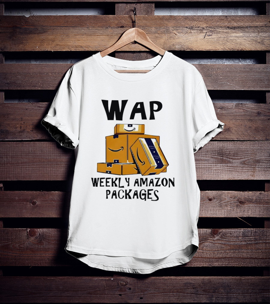 WAP Weekly Amazon Packages Box Stack T-Shirt