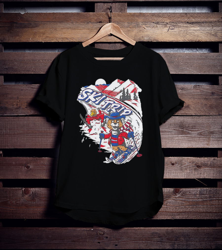 Arizona Cardinals Week 5 Win Ski Trip Adventure With Snowy Mountains And Playful Characters T-Shirt