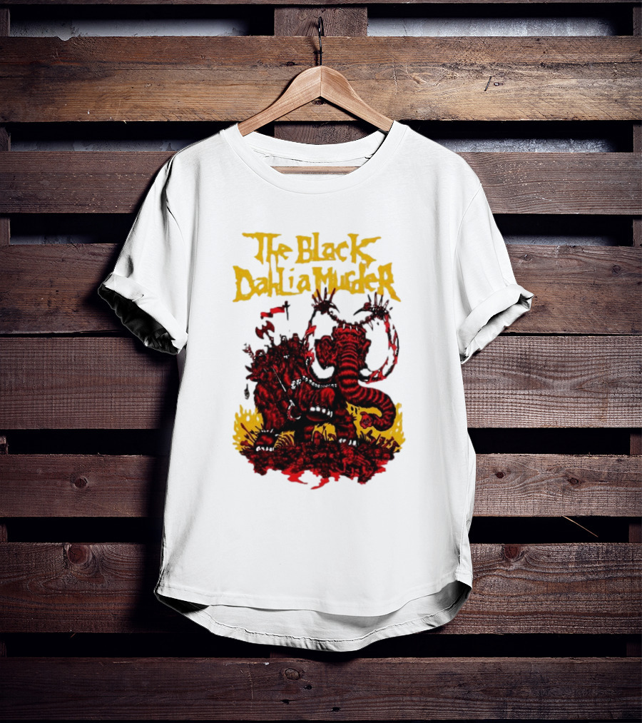 The Black Dahlia Murder Red Mammoth Battle Scene T-Shirt