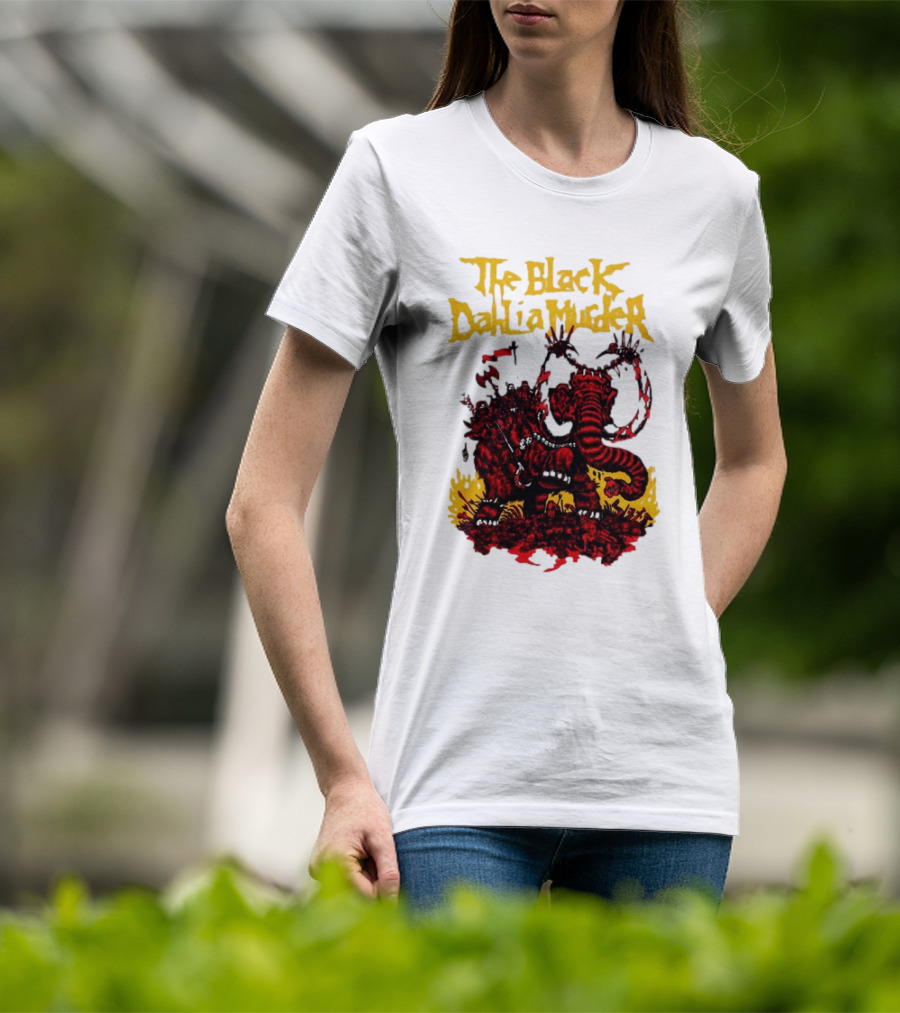 The Black Dahlia Murder Red Mammoth Battle Scene T-Shirt