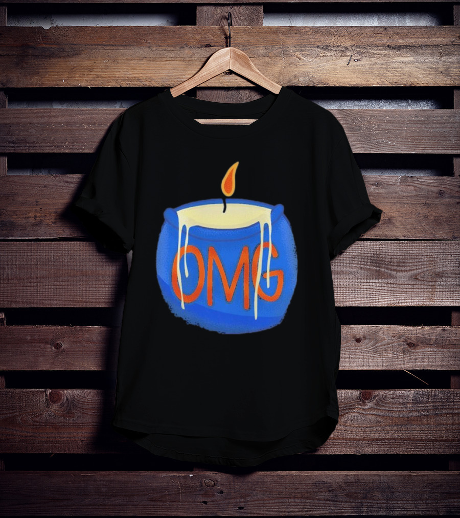 New York Mets OMG Rally Candle Baseball Fan T-Shirt